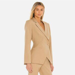 Anine Bing Ade Blazer Tan Wools Womens S